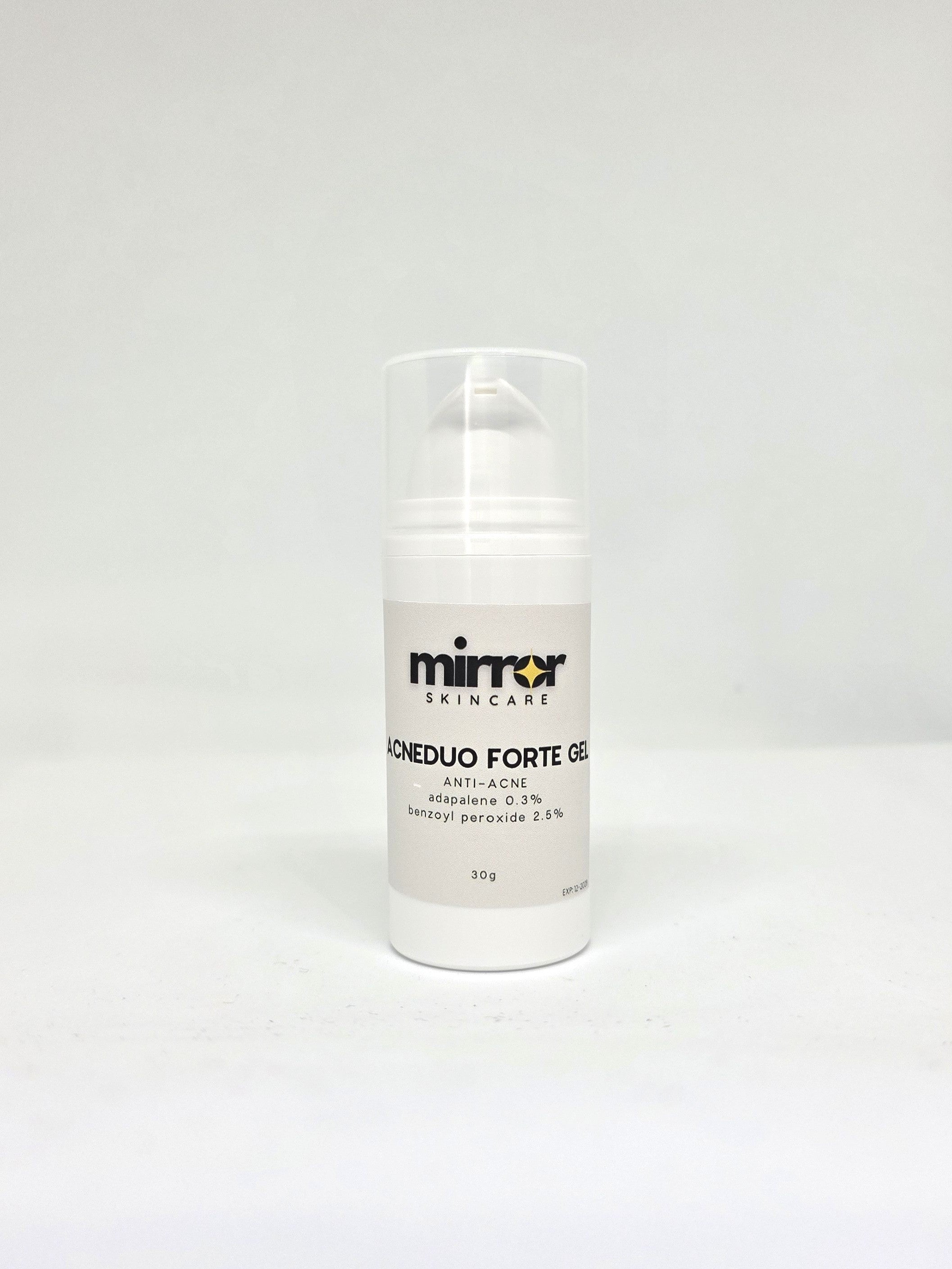Mirror Skincare Acneduo Forte Gel (Adapalene 0.3% + Benzoyl Peroxide 2.5%)